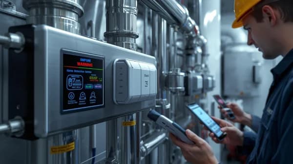 سنسورهای پیشرفته تشخیص دود و گاز در سیستم پکیج برای جلوگیری از حادثه