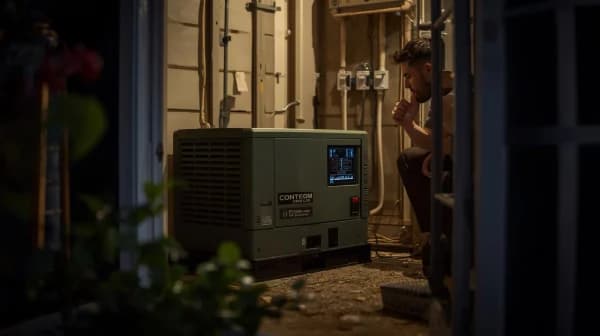 طراحی ژنراتور خانگی کم‌صدا برای پشتیبان برق ساختمان