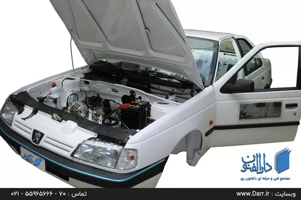 تشریح سیستم برق کشی خودرو ایرانی پژو پرشیا در کلاس باطری سازی