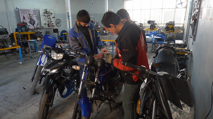 آموزشگاه تعمیرات موتور سیکلت در تهران
