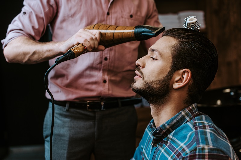 آموزش سشوار موی مردانه