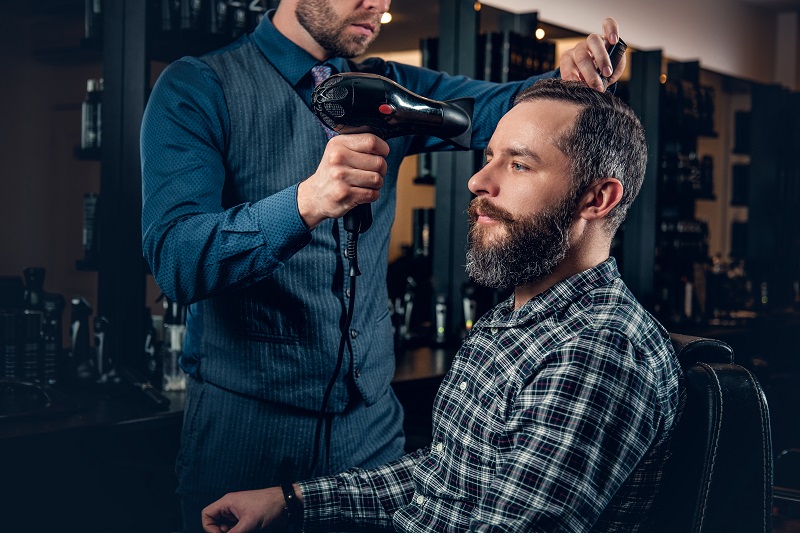 آموزش سشوار موی مردانه