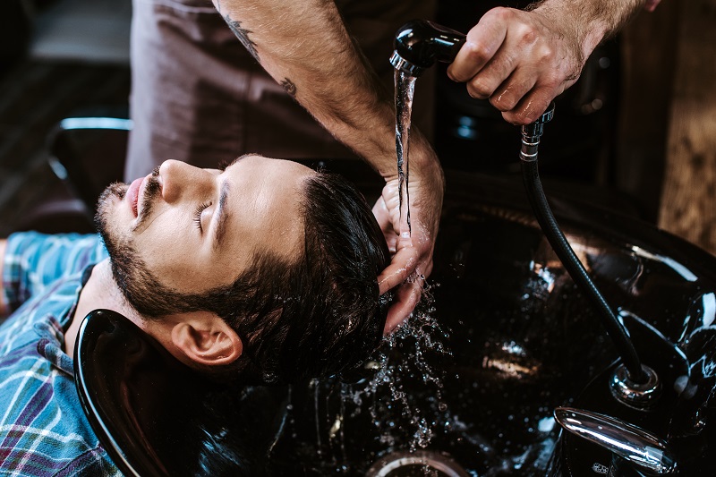آموزش کراتینه موی مردانه