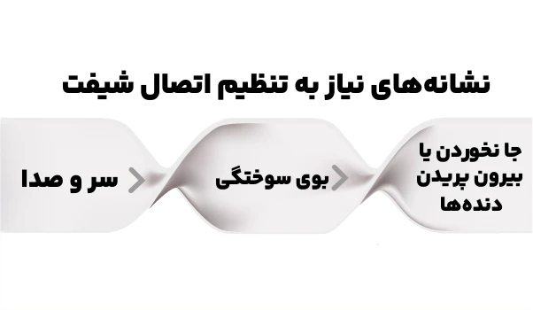 نشانه های نیاز به تنظیم اتصال شیفت